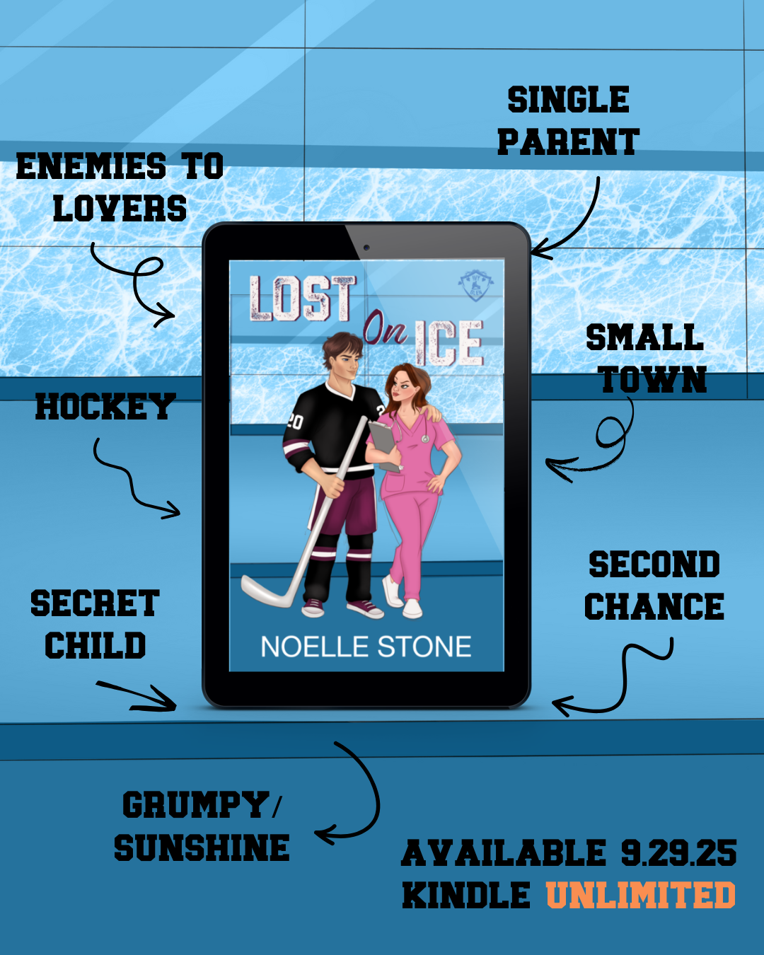 Lost on Ice Book 3 By Noelle Stone